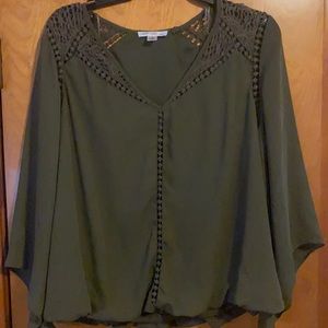 Green Flow Blouse